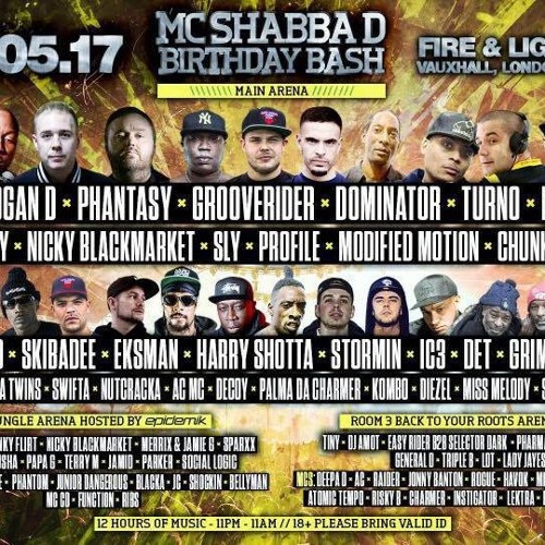 Stream Mc Shabba S Bash 17 By Mc Shabba D Listen Online For Free On Soundcloud