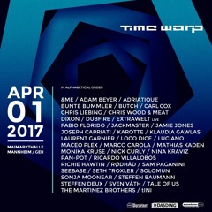 Maceo Plex - Live @ Time Warp (Mannheim, Germany) - 01.04.2017 No Radio DJs talking