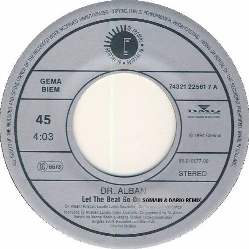 Dr. Alban - Let The Beat Go On. Somain Remix