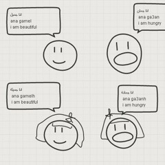 " i am sad , happy , hungry, etc ... " in Egyptian Arabic