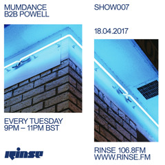 Rinse FM Podcast - Mumdance B2B Powell - 18th April 2017