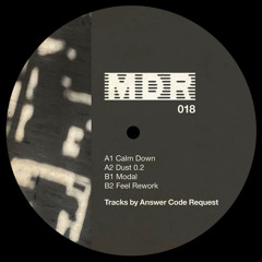 Answer Code Request - MDR 018 - Calm Down