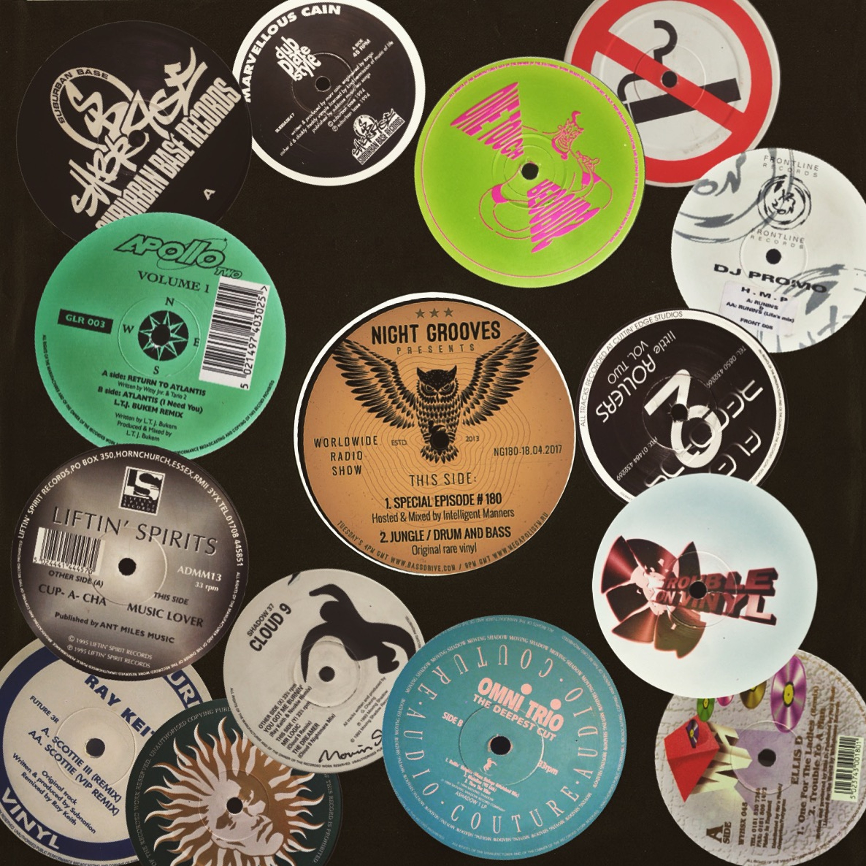 Intelligent Manners - Night Grooves #180 "Jungle Classics mix" (18.04.2017) episode artwork