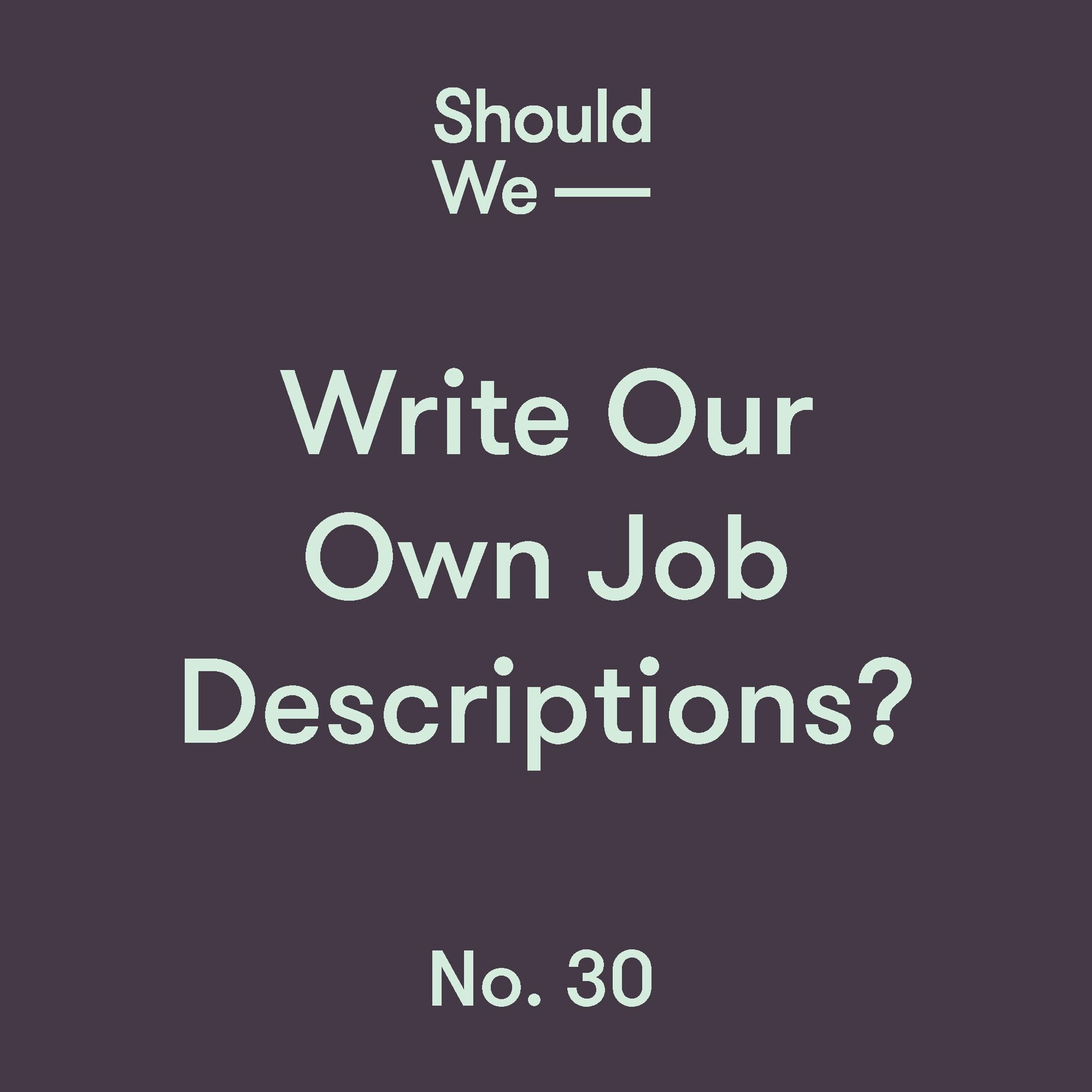 Should We