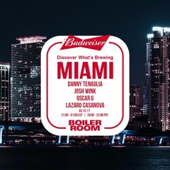 Oscar G Boiler Room x Budweiser Miami Live DJ Set