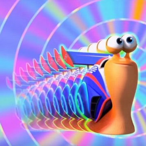 Whoa. That snail is fast