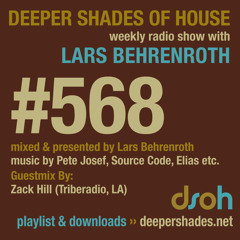 Deeper Shades Of House #568 w/ guest mix by ZACK HILL
