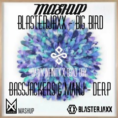 Bassjackers & MAKJ - DERP | Blasterjaxx - Big Bird  (Mashup) (Dawn Infinity X D3AD BOY) DOWNLOAD