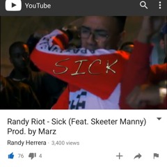 Randy Riot - Sick (Feat. Manny Litt) Prod. Mars *OFFICIAL MUSIC VIDEO IN BIO*