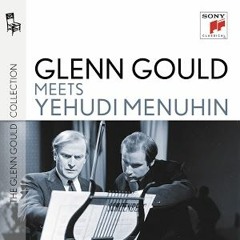 Glenn Gould and yehudi menuhin play's j.s.bach