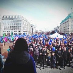 live - brandenburger tor, pariser platz - march (for europe) 25, 2017