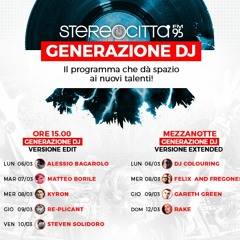 Generazione DJ - Live EP 1 / EP 3 ( Radio Stereocittà IT 95 FM)