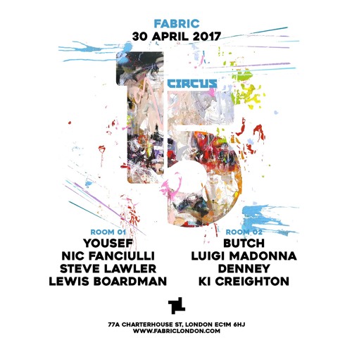 Lewis Boardman fabric x 15 Years Of Circus Promo Mix