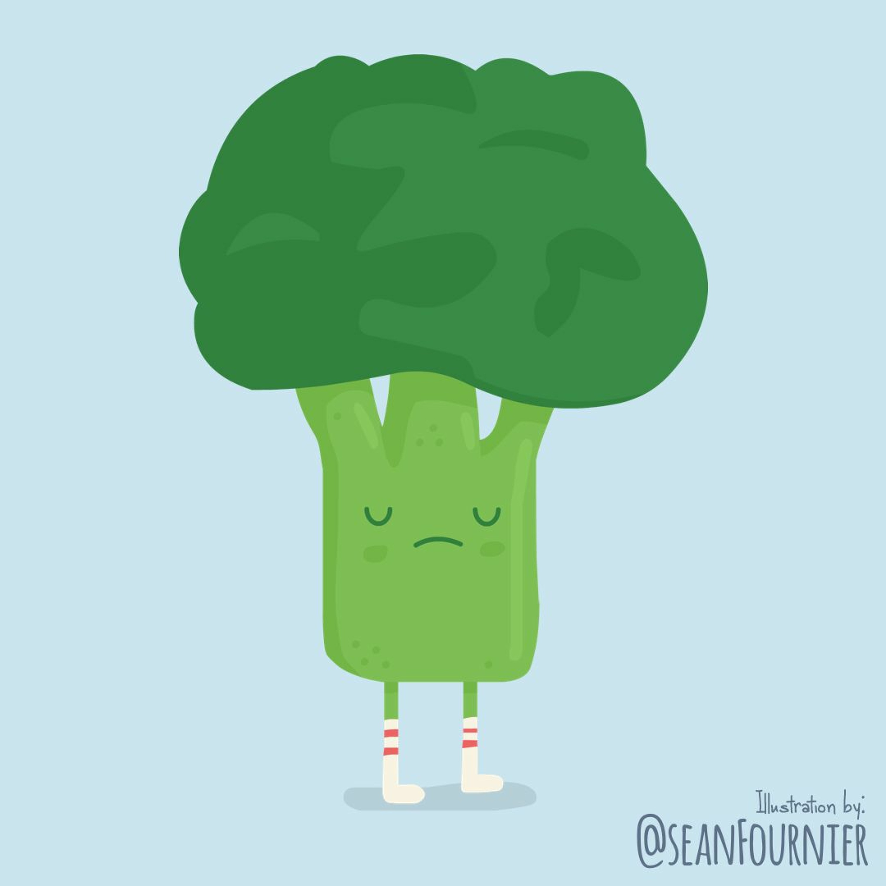 Robot Broccoli left behind in the Grocery Store episode artwork