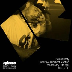 Deadbeat UK Rinse FM Guest Mix With Marcus Nasty 26.04.2017
