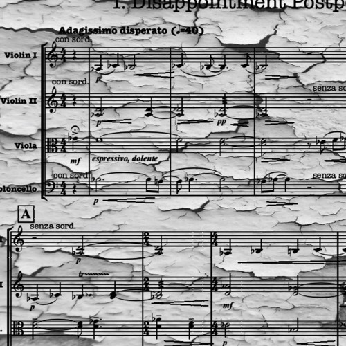 Consolation Disappointment, for string quartet