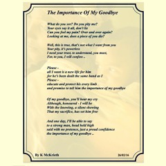 The Importance of my Goodbye