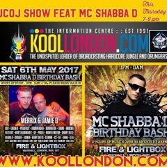 DJ JAMIE G & MERRIX Feat MC SHABBA D ON UNITED COLOURS OF JUNGLE SHOW @ KOOLLONDON 27.04.17