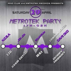 Rind Club & Metrotek Records invites Squadrum (Metrotek Party 29.04 on Rindradio.fr)