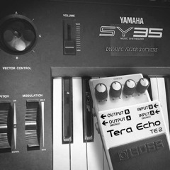 Yamaha SY35 + Boss Tera Echo [test]