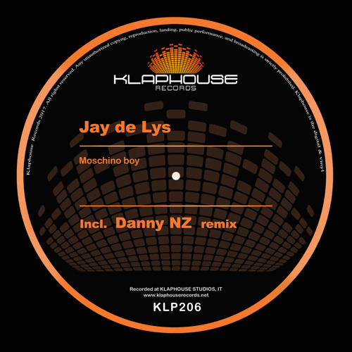Jay De Lys - Moschino boy (Incl. Danny NZ remix)