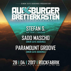 Auxburger Bretterkasten Vol.11 Live@Rockfabrik Augsburg 28.04.17 - DJ SADO MASCHO