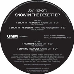 Premiere: Joy Kitikonti 'Snow in The Desert'