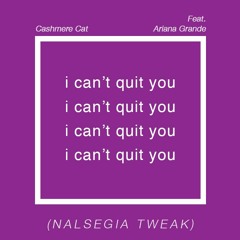 Cashmere Cat - Quit w/ Arianna Grande(Nalsegia Tweak)