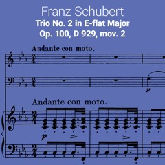 Schubert Trio op. 100, electronic version