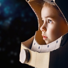 Astrokid - swimming in space