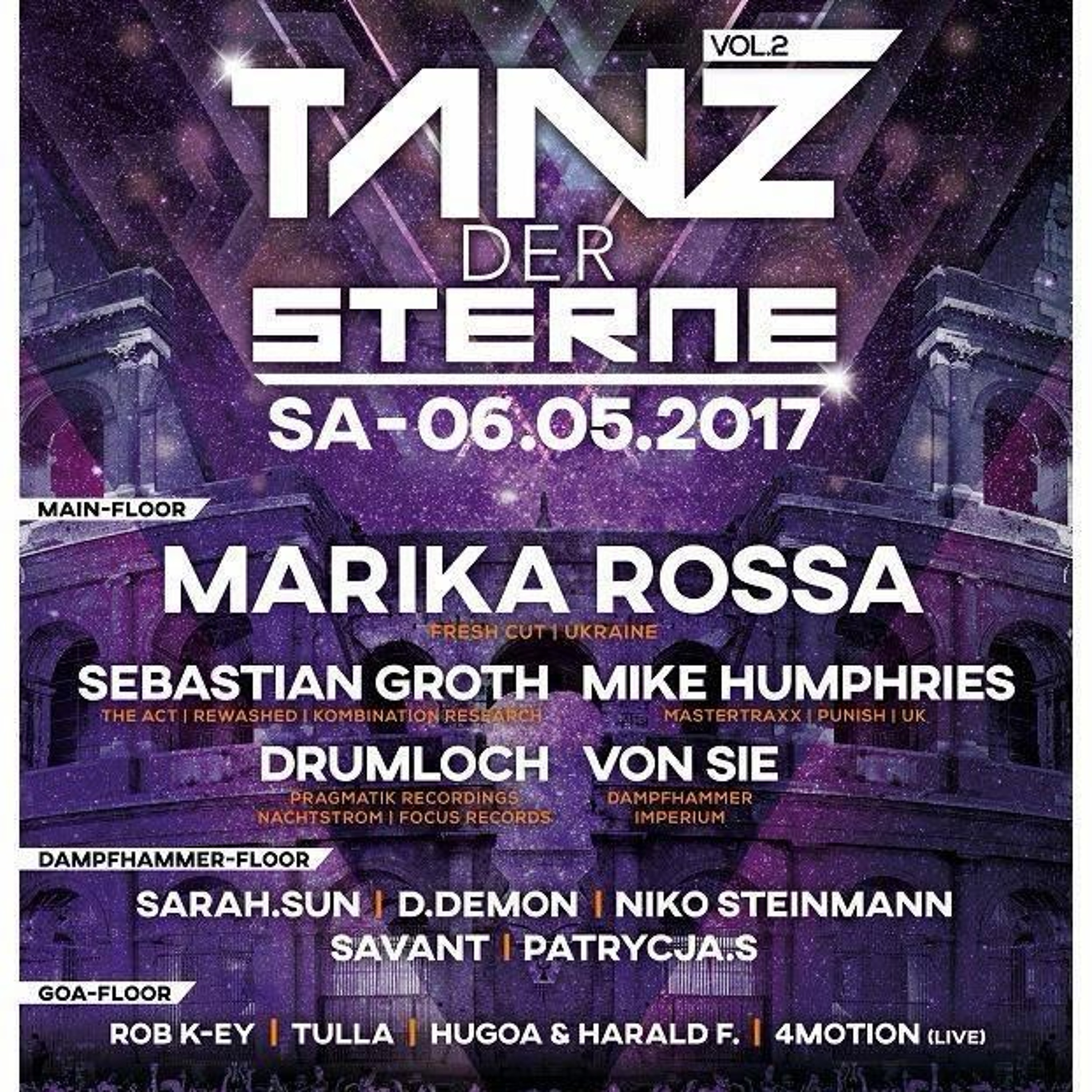 TANZ DER STERNE 2 D.DEMON DAMPFHAMMER TEAM FLOOR 6.5.2017 episode artwork