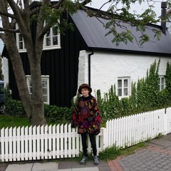Pascal and the black cat take a walk