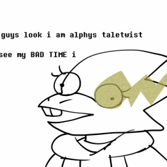 [Kinda Original] Any AU Where Alphys is in Sans' Position - YELLOW FRENZY