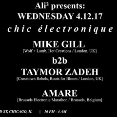 Amare - Live at Ali² chic électronique at Celeste (04-12-2017)