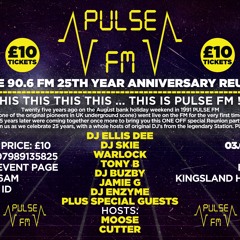 DJ BUZBY & DIZZY UK : PULSE 90.6 FM 25 YEARS REUNION