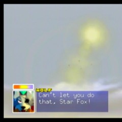 Star Wolf's Theme but it's actually "Suprise Attack" from the unreleased Star Fox 2