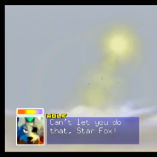 Star Wolf's Theme but it's actually "Suprise Attack" from the unreleased Star Fox 2