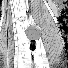 as rain hits the ground