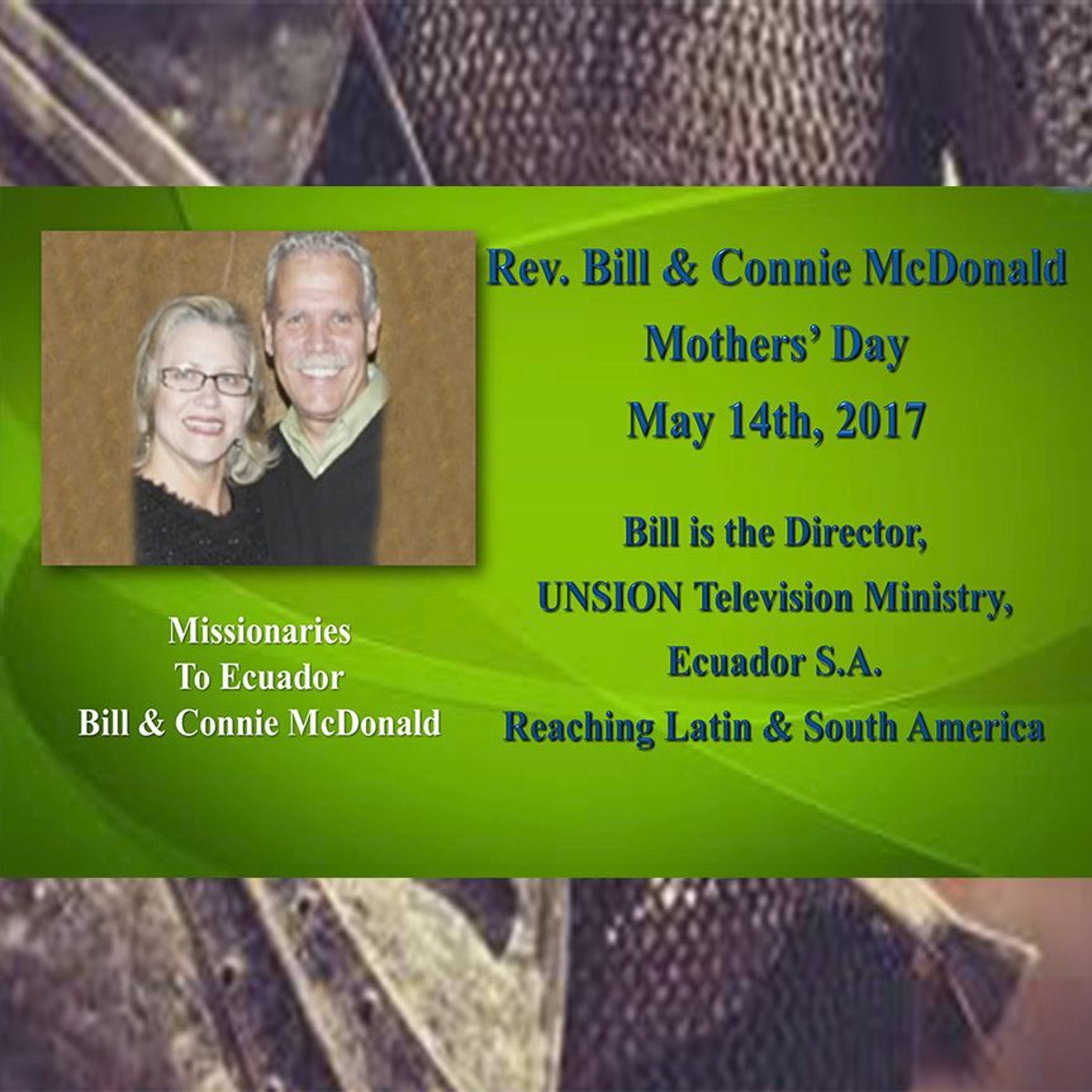 05/14/2017 Rev. Bill McDonald - 'Everything Will Be Just Fine' episode artwork