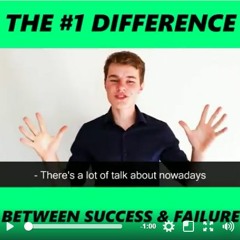 The #1 Biggest Differenciator Between Success & Failure At Anything