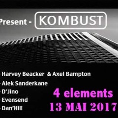 Alek Sanderkane b2b D'jino - Kombust Party at the 4 Elements in Paris (4 may 2017)wav quality