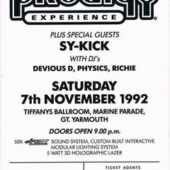 The Prodigy Experience @ Tiffany's Ballroom, Great Yarmouth 7/11/92 - DJ Richie