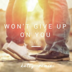 Alex H - Won't Give Up On You (kalsy Remix)