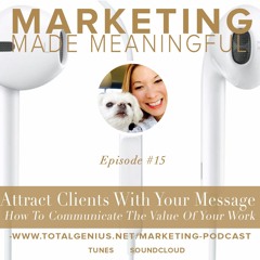 Episode #15 - How To Communicate The Value Of Your Work