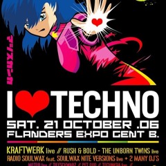 Jimmy Dewit/DJ Bobby Ewing over Kraftwerk in 2006 Radio 1 Robin Broos