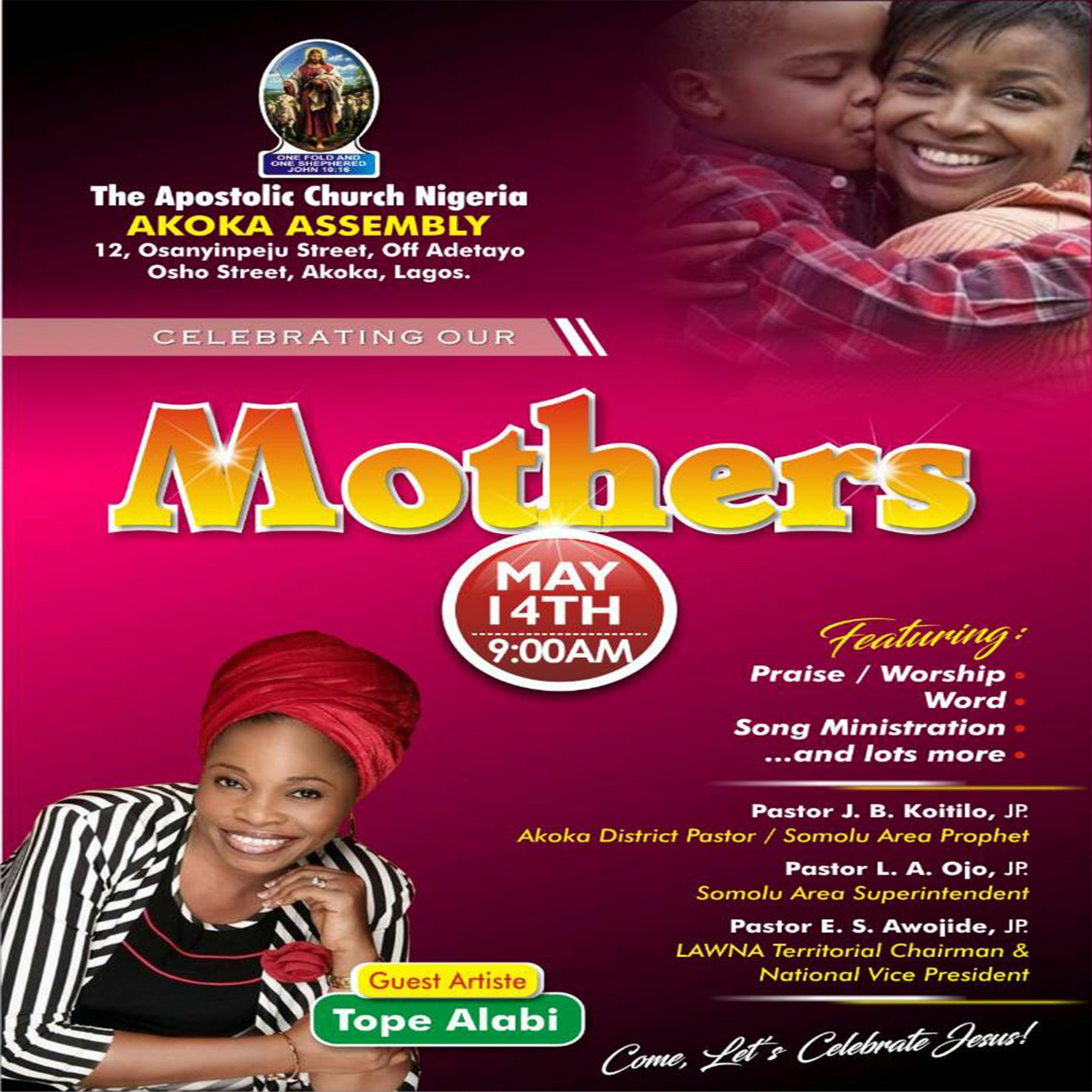 Tope Alabi Performs At TACN Akoka Mother's Day Celebration