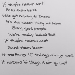 If They're Heaven Sent (incomplete)
