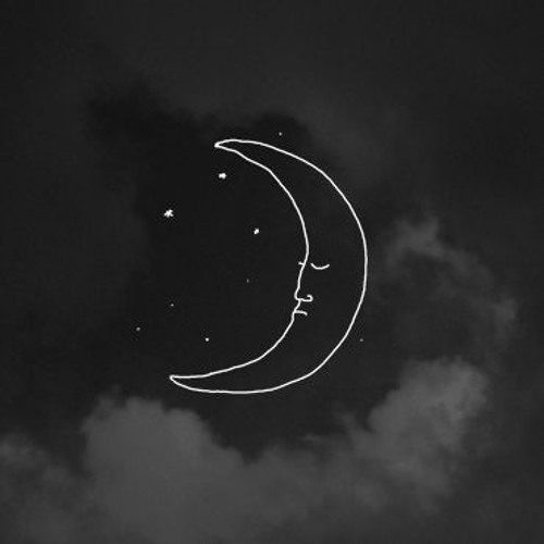 Луна эстетика рисунок
