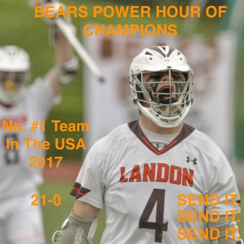 Bears lacrosse championship jersey