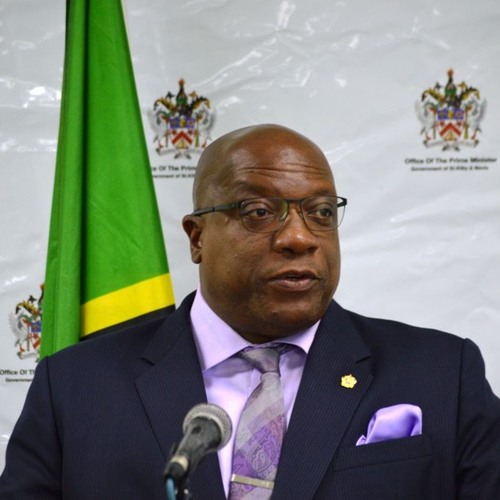 PM Dr. the Hon. Timothy Harris speaking at recent press conference on
